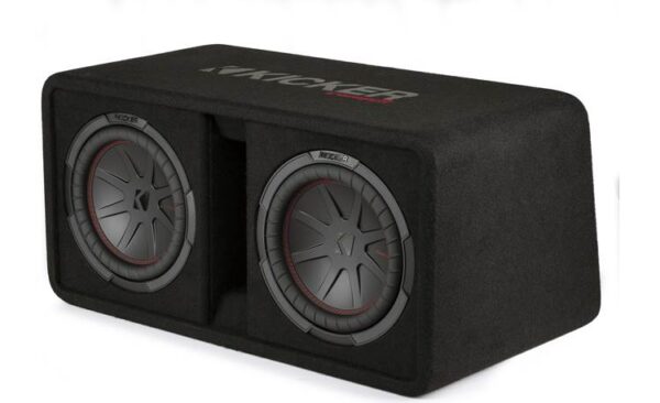 Kicker CompR Dual 10" Loaded Enclosure (refurbished)