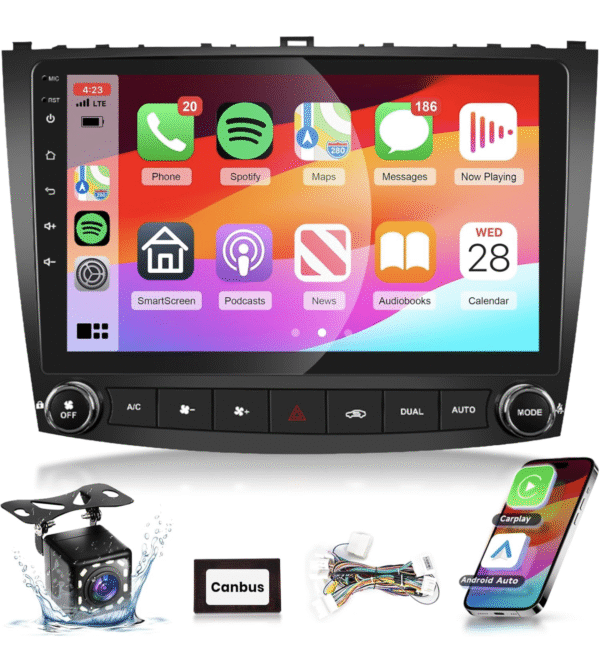 Lexus IS250 Android 13 Wireless Carplay Head Unit